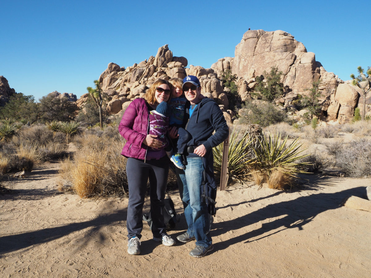 babywearing while hiking