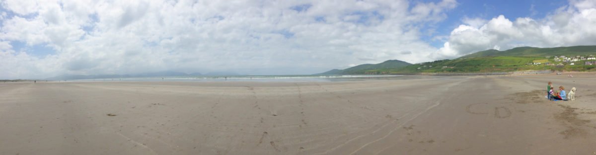 Inch Beach panorama - things to do in Dingle Ireland