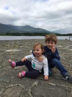 Kids playing outside in Killarney Ireland