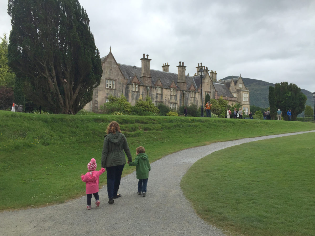 muckross estate with kids
