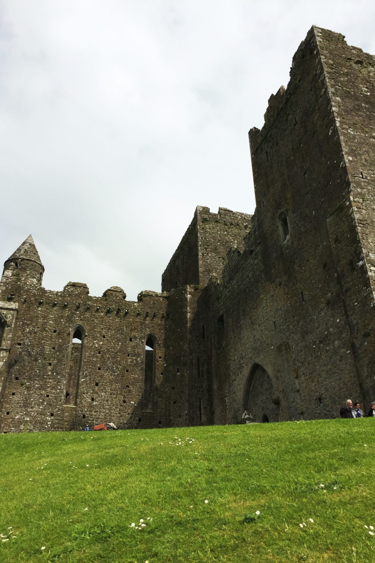 Rock of Cashel with kids