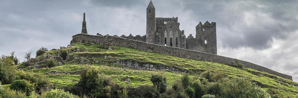 Rock of Cashel with kids