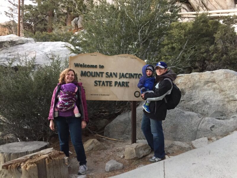 Palm Springs Aerial Tramway with kids