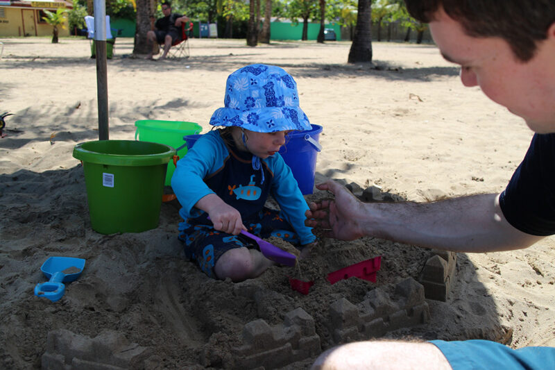 Luquillo Beach Puerto Rico with kids