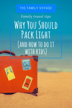 how to pack light with kids, how to pack light with babies