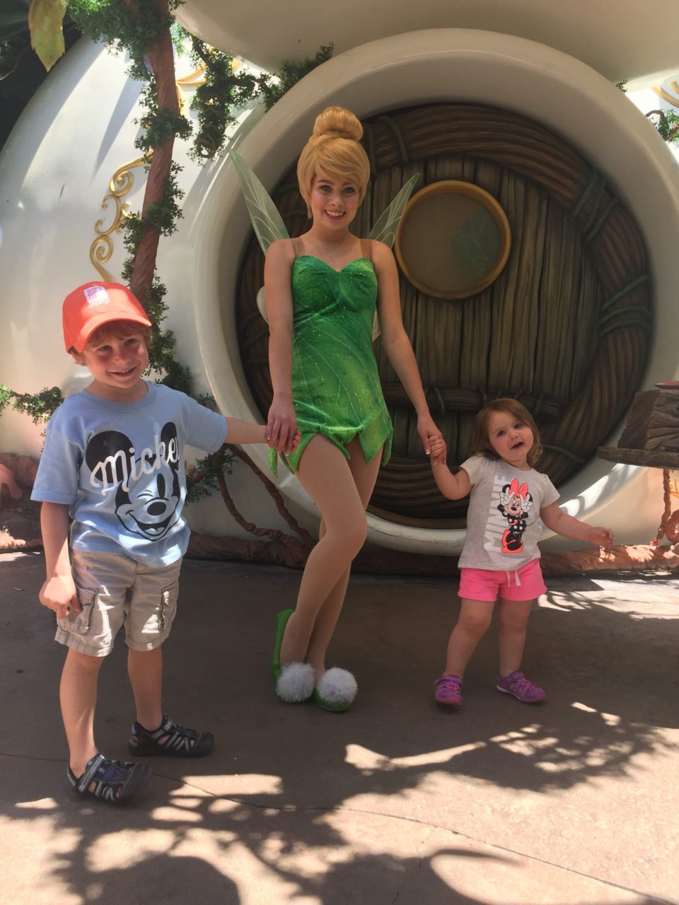 Meeting Tinkerbell was our best character experience at Disneyland