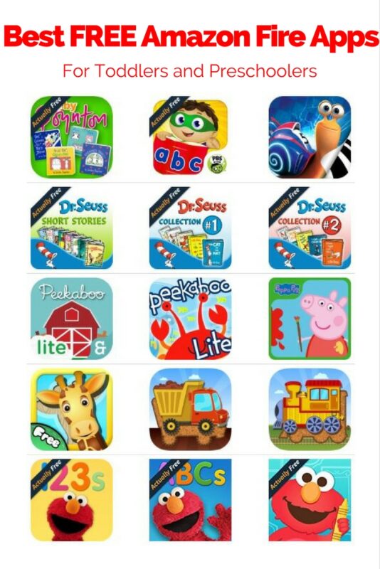 Are you looking for the best Amazon Fire apps for toddlers or preschoolers? See why the Fire is the best toddlers tablet. #kids #tablets #thrifty