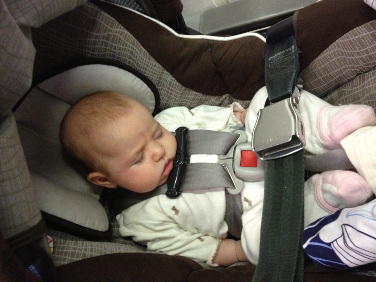 car seats on Lufthansa, flying Lufthansa with a baby, Lufthansa with infant, Lufthansa car seat on plane, Lufthansa car seat on flight, baby on board Lufthansa