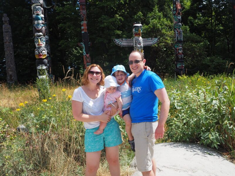 Stanley park bike ride with kids