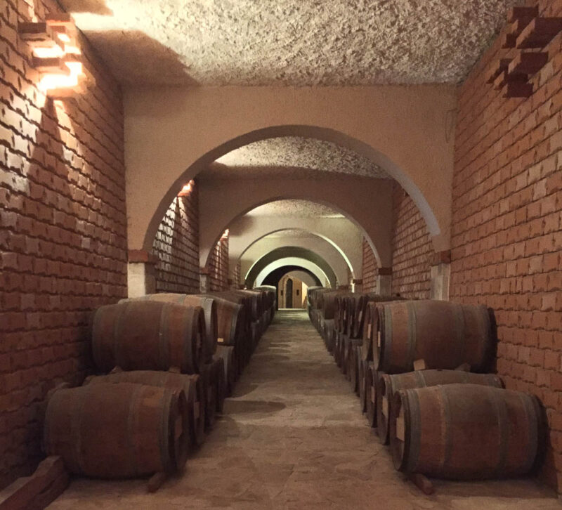 cellars at Matusko Winery making Dalmatian wine in Croatia