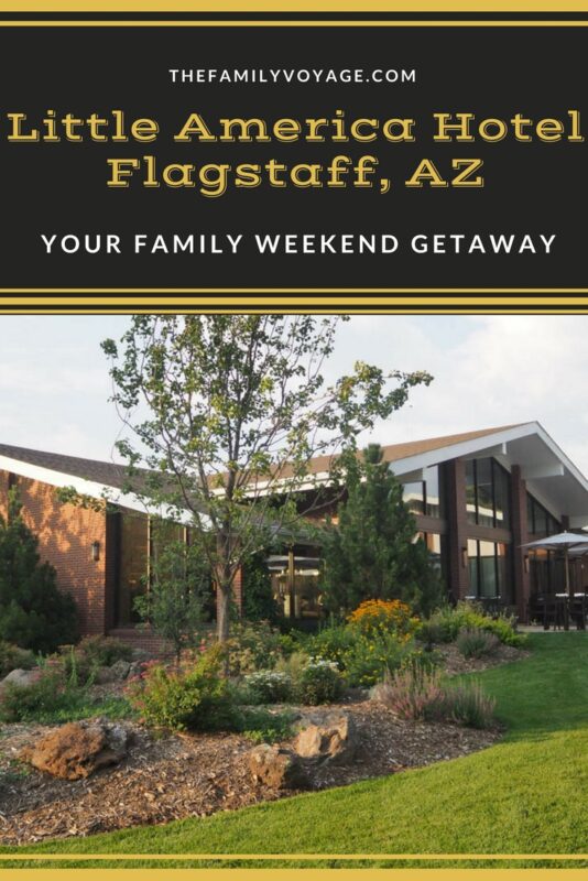 If you're looking for a great weekend getaway, head to Flagstaff Arizona. Click to find our review of Little America Hotel and our guide to where to eat and what to do. Things to do in Flagstaff, where to eat in Flagstaff, where to stay in Flagstaff. #Flagstaff #Arizona #travel #familytravel #family