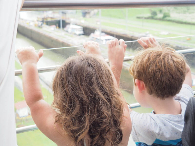 Miraflores locks - panama city panama with kids