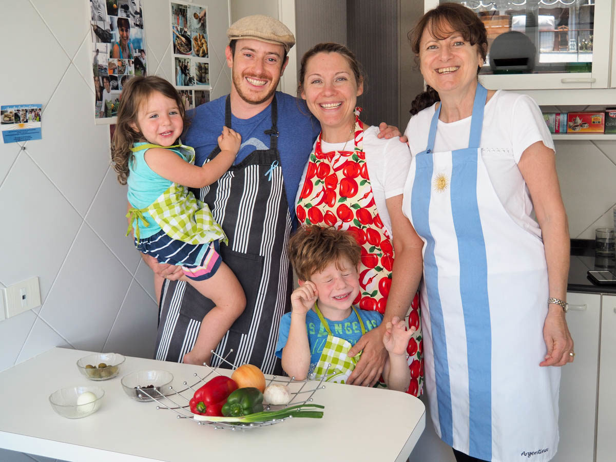 Ready for our family cooking class!