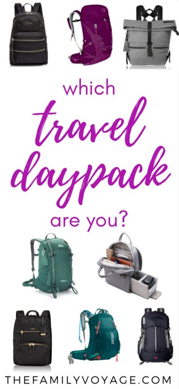 Since I forgot to bring a daypack for travel on our trip around the world, I've spent plenty of time lusting after these daypacks for women. Whether you prefer a hiking backpack, more stylish backpacks or even a camera backpack, you'll find great choices. What's you fave? #travel #gear #femaletravel #backpack