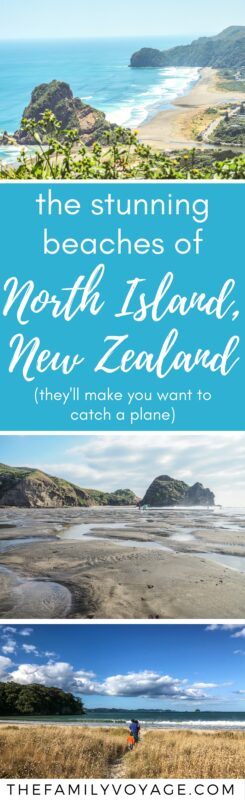 Looking for inspiration for your North Island, New Zealand trip? If you’re visiting in summer, don’t miss these gorgeous beaches! #NewZealand #NorthIsland #travel #familytravel #beach #travelinspiration