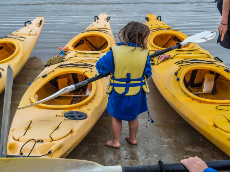 kayaking with kids