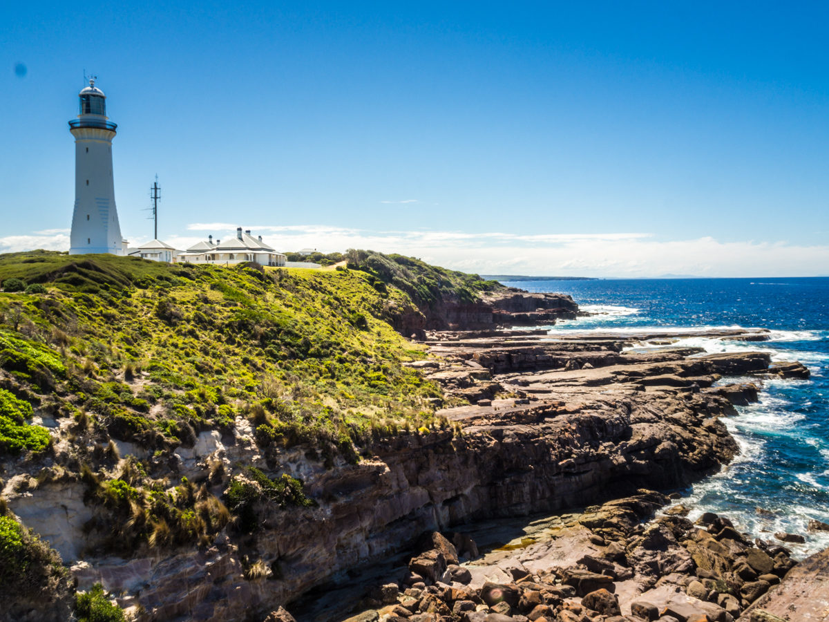 Green Cape Lighthouse, Ben Boyd National Park near Eden, Australia
