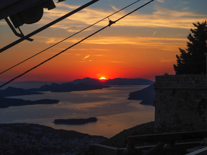 Dubrovnik sunset: dubrovnik croatia things to do