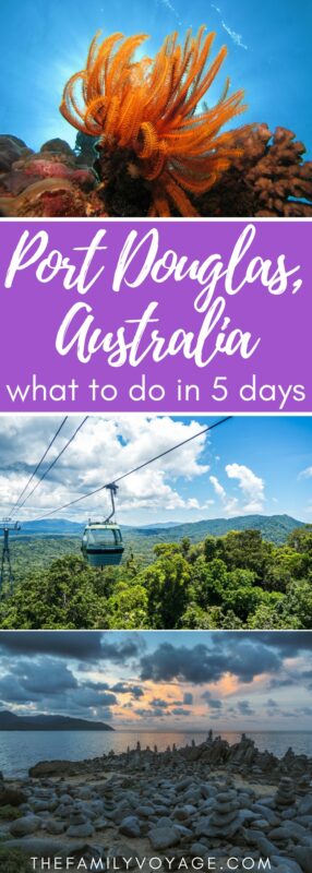 If you're planning a visit to Queensland, Australia don't miss these amazing things to do in Cairns and things to do Port Douglas! We've planned out your 5 day itinerary to see the best that the area has to offer. You'll visit the rainforest and then soar above it, you'll snorkel the Great Barrier Reef, you'll learn about Aboriginal traditions and much more. #travel #Australia #Queensland #Cairns #PortDouglas