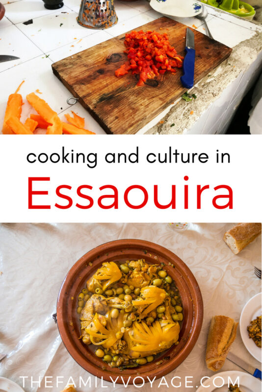 There are so many things to do in Essaouira, Morocco but taking a cooking class should be at the top of your list! Read more to find out how one Moroccan cooking class in town takes you far beyond the recipe book and into the life of a typical Moroccan family. #Morocco #Essaouira #Africa #cookingclass #travel #foodietravel #foodies