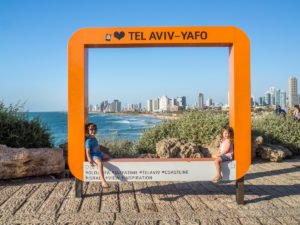 best things to do in Tel Aviv with kids - taking in the view from Jaffa