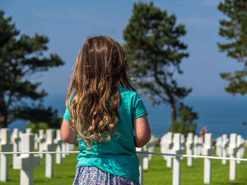 American cemetery at Omaha Beach in Normandy, France #DDay #OmahaBeach #Normandy #France #travel #familytravel