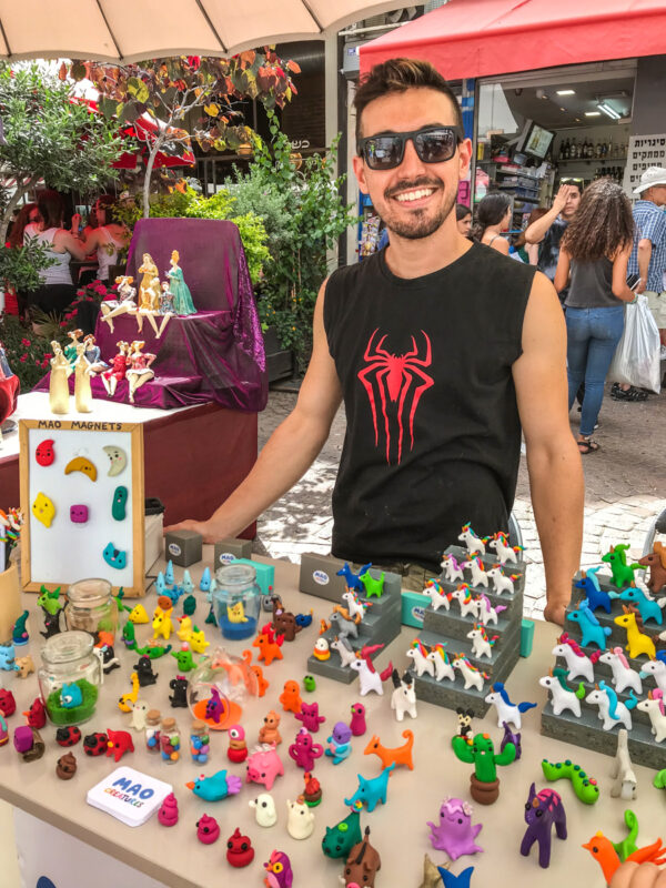 Nahlat Binyamin craft fair, one of the best free things to do in Tel Aviv