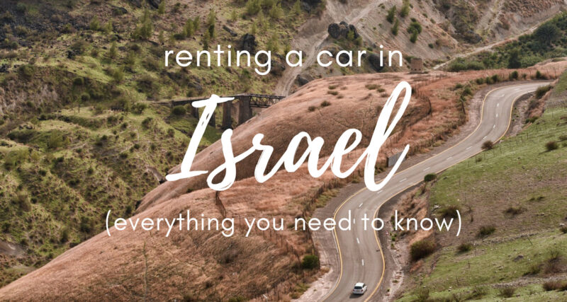 Are you considering renting a car in Israel? Find all of the info you need in our complete guide. We'll tell you all about driving in Israel, parking in Israel, rental car insurance and more. #Israel #rentalcar #TelAviv #Jerusalem #MiddleEast #travel #travelplanning