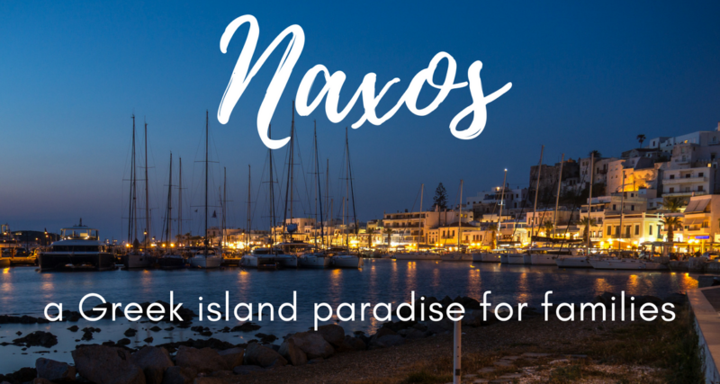 If you want to visit Greece with kids, look no further than charming Naxos! SAVE this guide for later - you'll find the best things to do on Naxos with kids, the best restaurants on Naxos and were to stay in Naxos. #Naxos #Greece #familytravel #travelplanning #travel #familyvacation #Greekislands