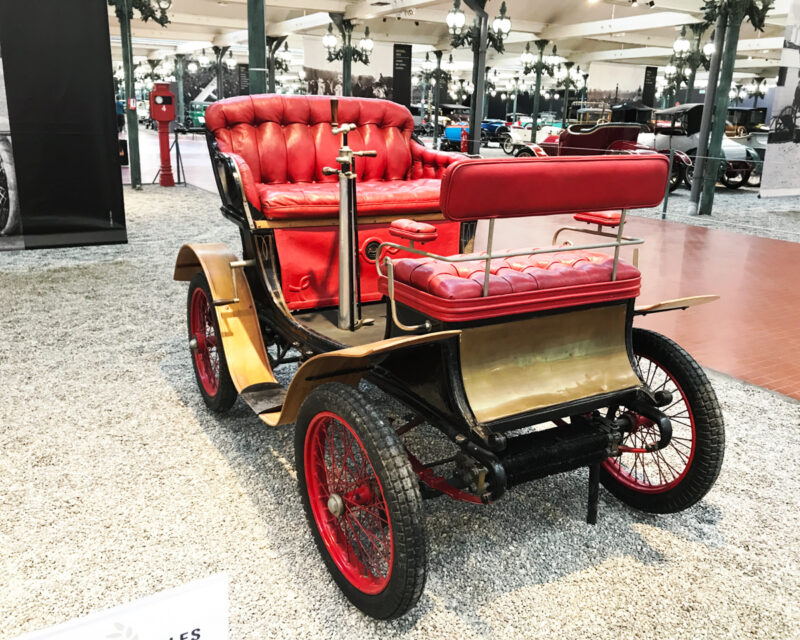 Antique car at Cite de l'Automobile in Mulhouse, France #France #Alsace #travel #car #vintagecar