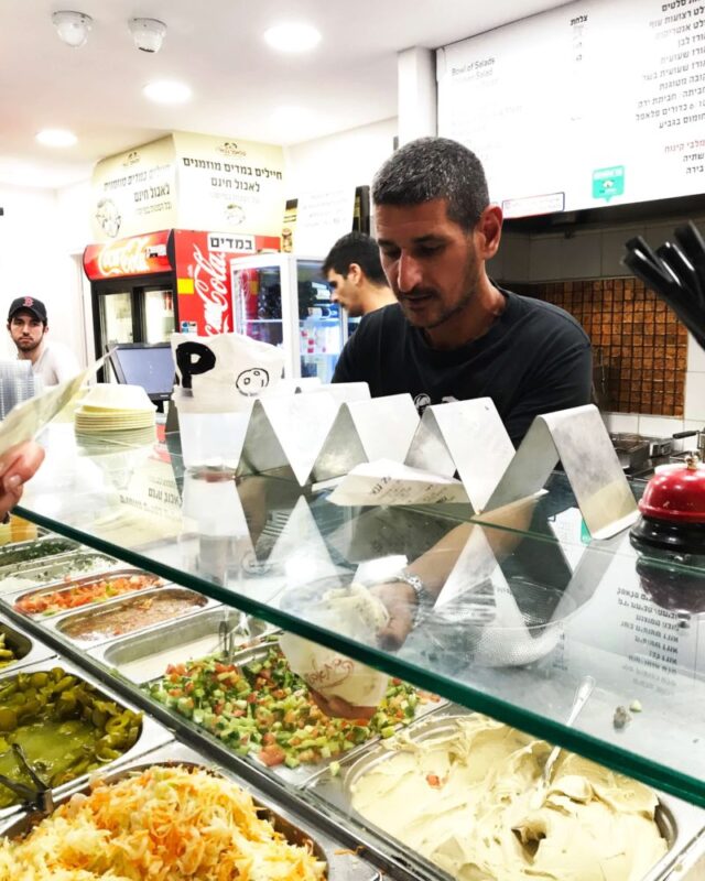 Falafel Gabay on Bograshov Street in Tel Aviv #TelAviv #Israel #falafel #foodietravel