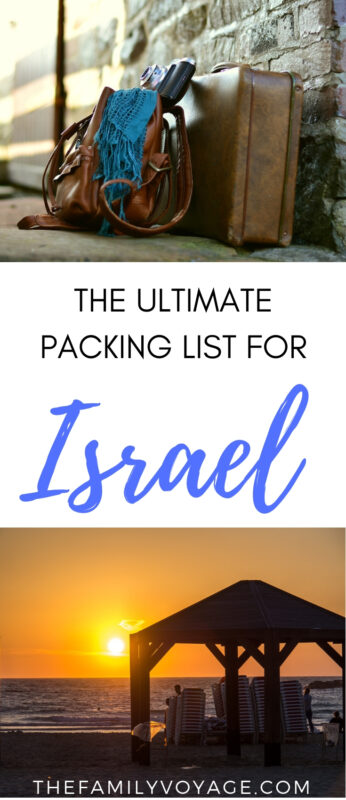 Wondering what to pack for Israel? We've got your Israel packing list for every season, along with weather, Jerusalem dress code issues and more. CLICK to read now and PIN IT for later! #Israel #Jerusalem #TelAviv #packing #packinglist #capsulewardrobe #femaletravel #travel #winter #spring #summer #fall