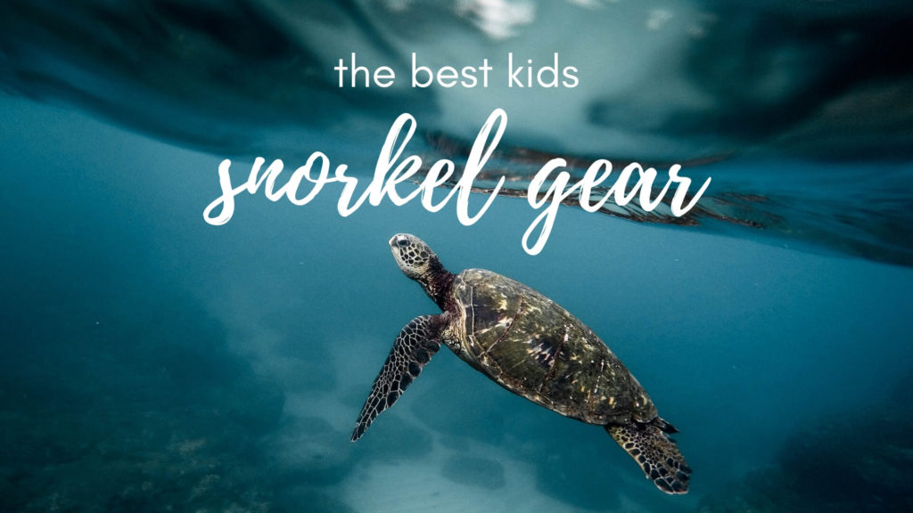 Searching for a kids snorkel set? We've got you covered with the best kids snorkel gear for all ages! #kids #familytravel #snorkeling #familyadventure #watersports