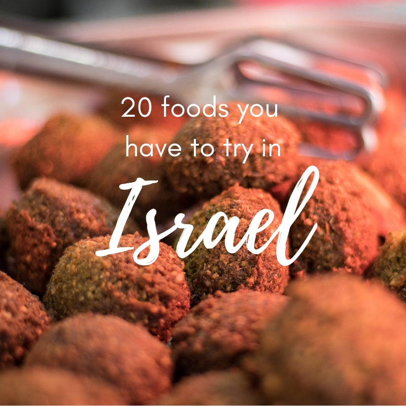 Israel is one of the world's top foodie destinations these days, so make sure you try these traditional (and not-so-traditional) foods on your trip. You can thank us later. PIN this article and CLICK to get your appetite going for some delicious Israeli food! #Israel #MiddleEast #travel #foodietravel #food