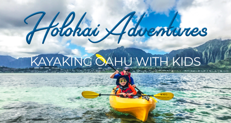 Do you want to try kayaking and snorkeling with kids in Hawaii but you're not sure where to start? Check out Holokai Adventures' Kaneohe Bay kayak tour! #Oahu #Hawaii #familytravel #travel #kayaking #snorkeling #WindwardCoast