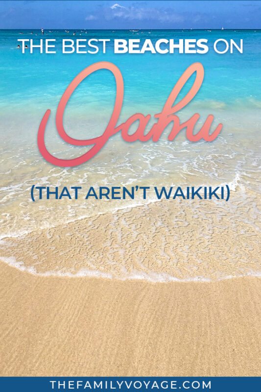 Relaxing on the beach is absolutely one of the best things to do on Oahu, but where should you go to escape the crowds of Waikiki? Check out the best beaches on Oahu, Hawaii right here! From the North Shore to the Windward Coast, we've got some great spots you've never heard of but won't want to miss. #Oahu #Hawaii #travel