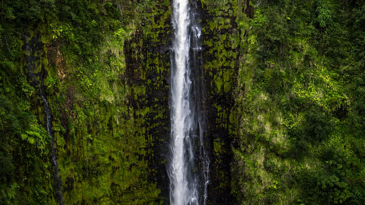 waterfall in Hawaii