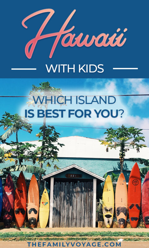 Are you planning a Hawaii vacation with kids? Check out these Hawaii travel tips to find out which Hawaiian island to visit with kids! We have info on Oahu, Maui, Kauai, the Big Island and even Molokai and Lanai. Make your trip to Hawaii with kids amazing! #Hawaii #travel #familytravel