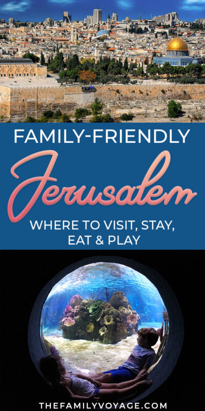 Are you planning a family trip to Israel? Check out this ultimate guide to Jerusalem with kids: Jerusalem things to do that the whole family will enjoy, Jerusalem restaurants that are actually kid-friendly, and even Jerusalem hotels to accommodate the whole family. CLICK for everything you need to know about Jerusalem travel with kids! #Jerusalem #Israel #travel