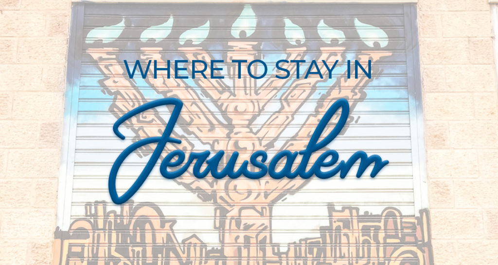 Are you planning Jerusalem, Israel travel? We've been visiting Jerusalem for more than a decade and we've scouted out the best places to stay in Jerusalem for each neighborhood and budget. Whether you're traveling solo or visiting Israel with kids, we've got the hostel, hotel or apartment for you! #Jerusalem #Israel #travel