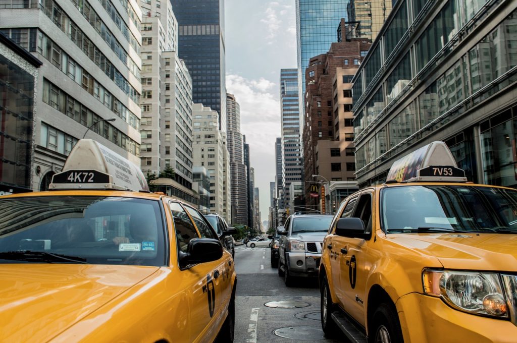 taxis in NYC