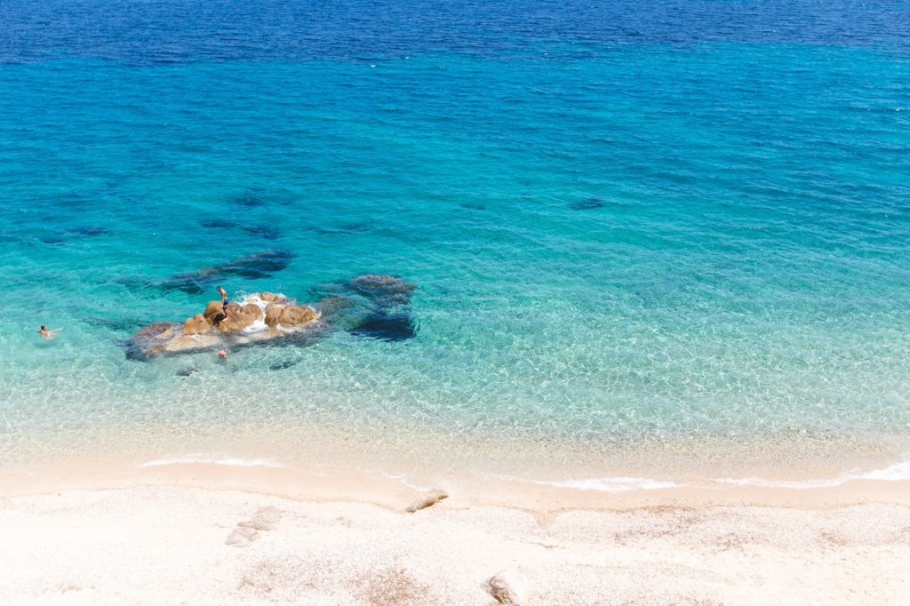 Beach in Halkidiki with kids