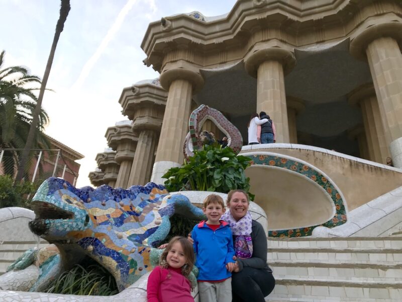 family trip barcelona