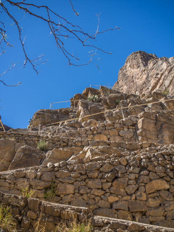 rocky ramps on the hiking path in Santa Elena Canyon, Big Bend, Texas