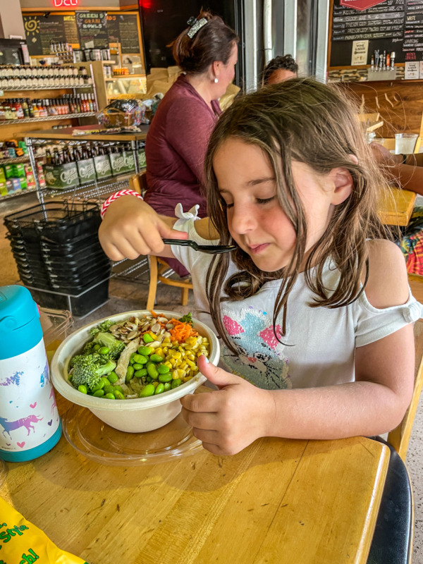 grain bowl at Ithaca Bakery in Ithaca NY - where to eat in Finger Lakes