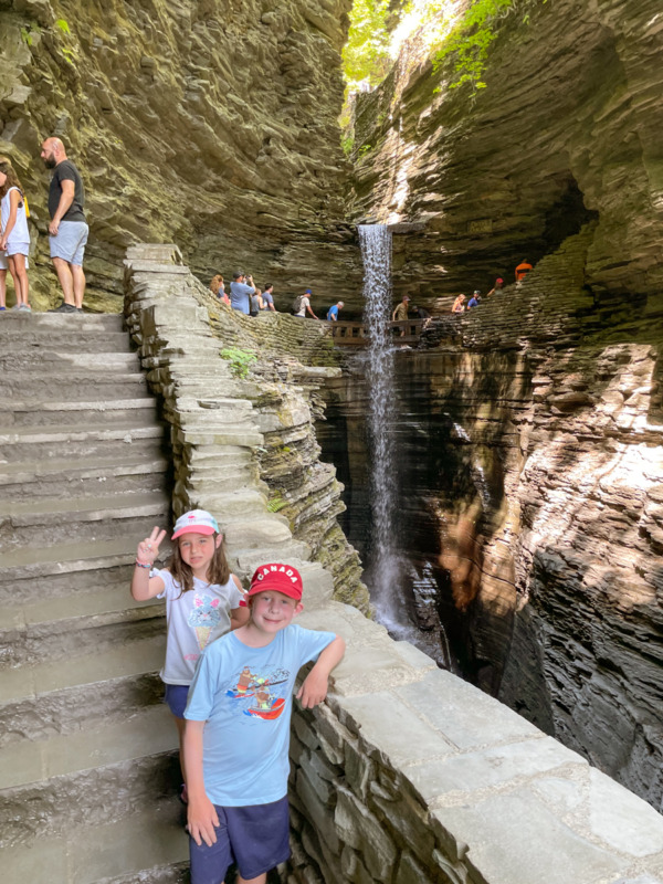 hiking Watkins Glen with kids tips