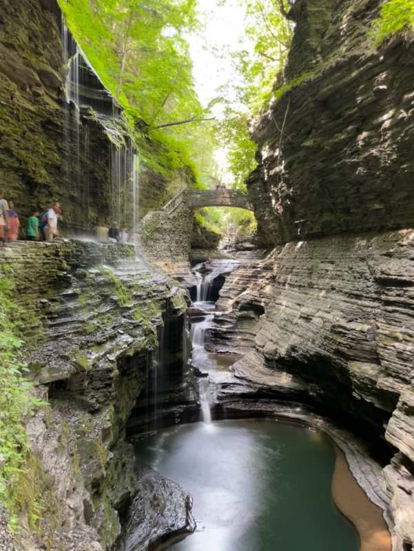 Watkins Glen State Park waterfall - things to do in Finger Lakes with kids