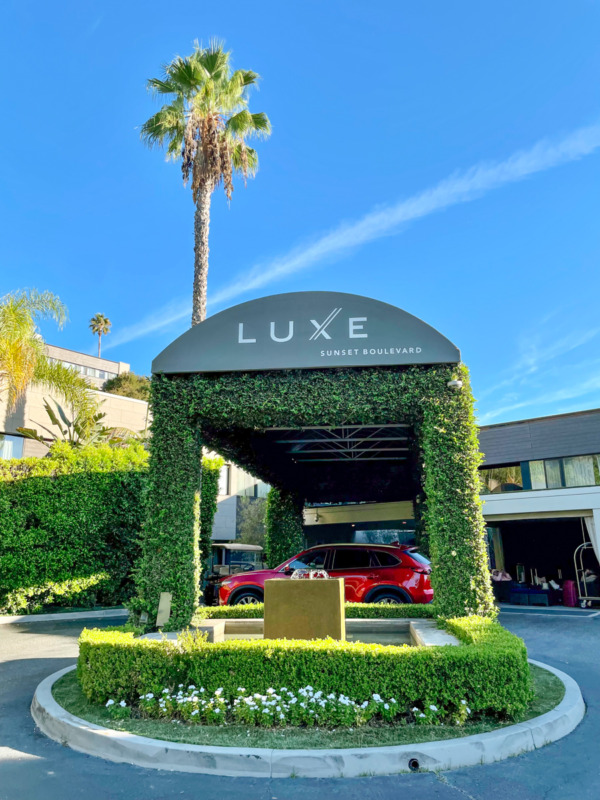 Hotel on Sunset Boulevard in Los Angeles