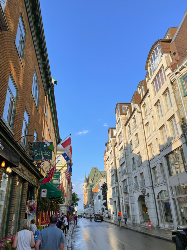 travel itinerary quebec