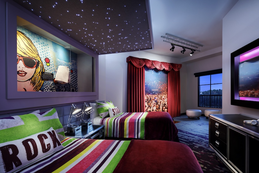 Future Rock Star suite at Hard Rock Hotel Orlando with tweens